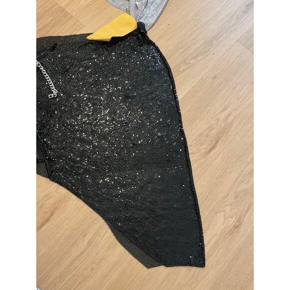 Bronx And Banco Xenia One Shoulder Metal Dress - Picture 6 of 11